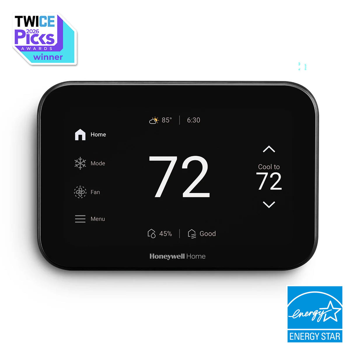 Honeywell Home X8S Black Wins Award at CES from TWICE 2026