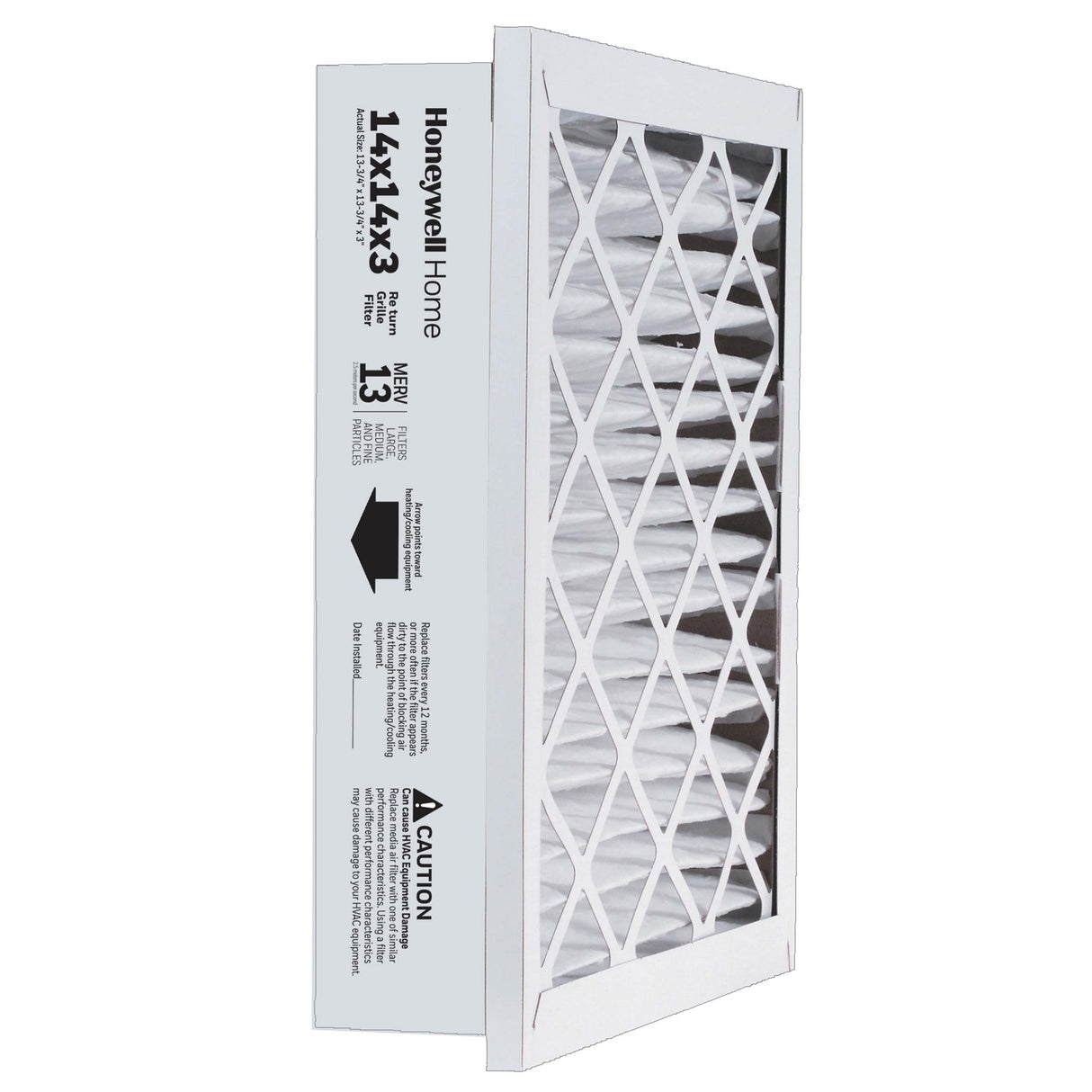 14x14 return grill media air filter - MERV 13