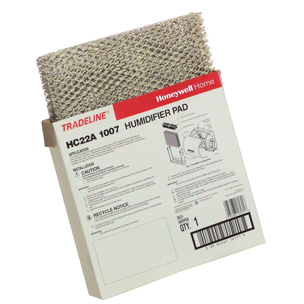 Humidifier pad for the Honeywell Home HE220 Humidifier