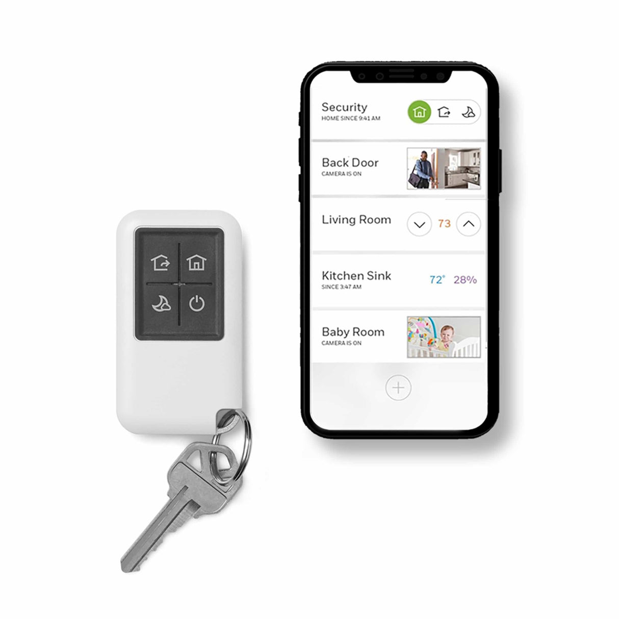 Honeywell Home Smart Home Security Remote Control Key Fob