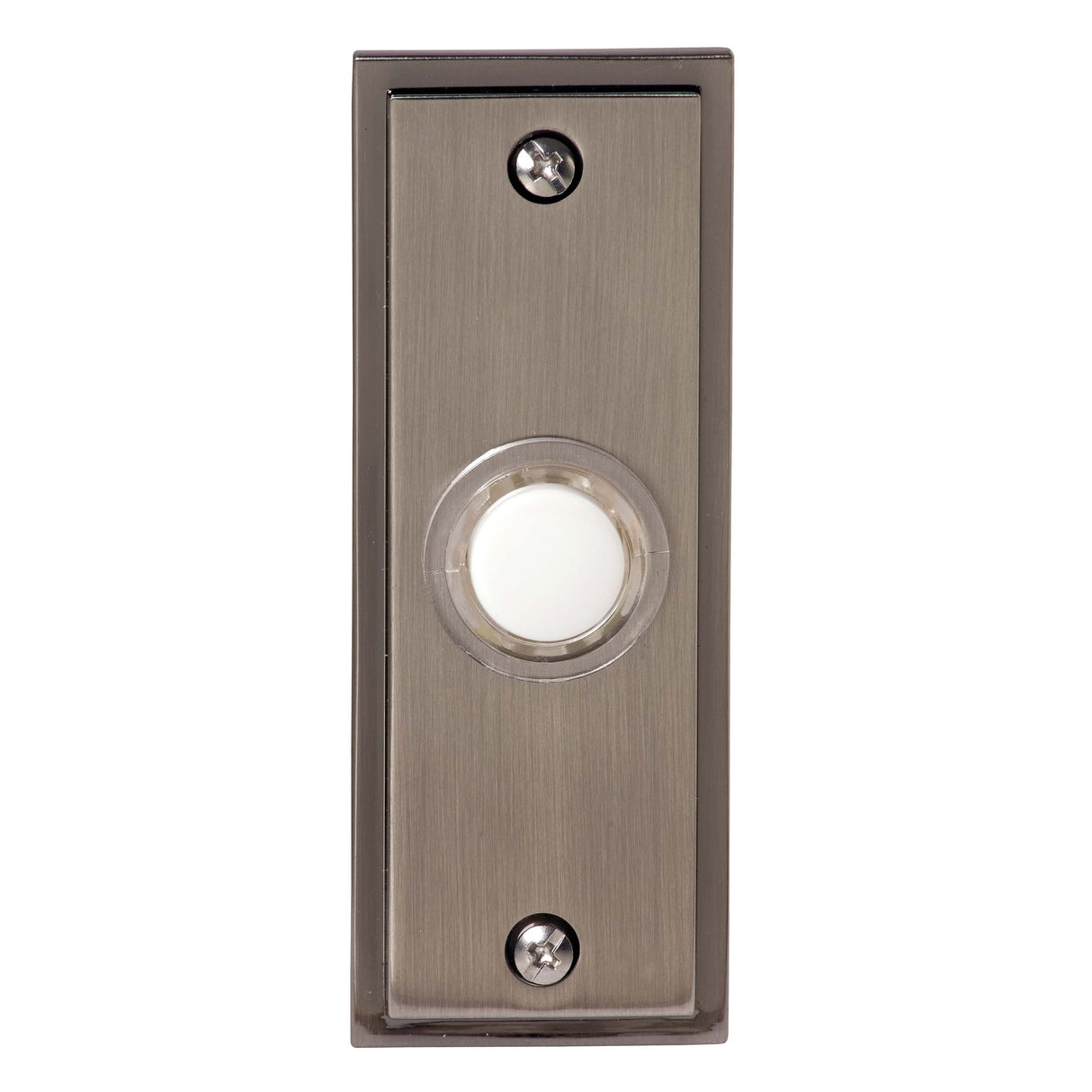 BRUSHED NICKEL WIRED ILLUMINATED PUSH BUTTON