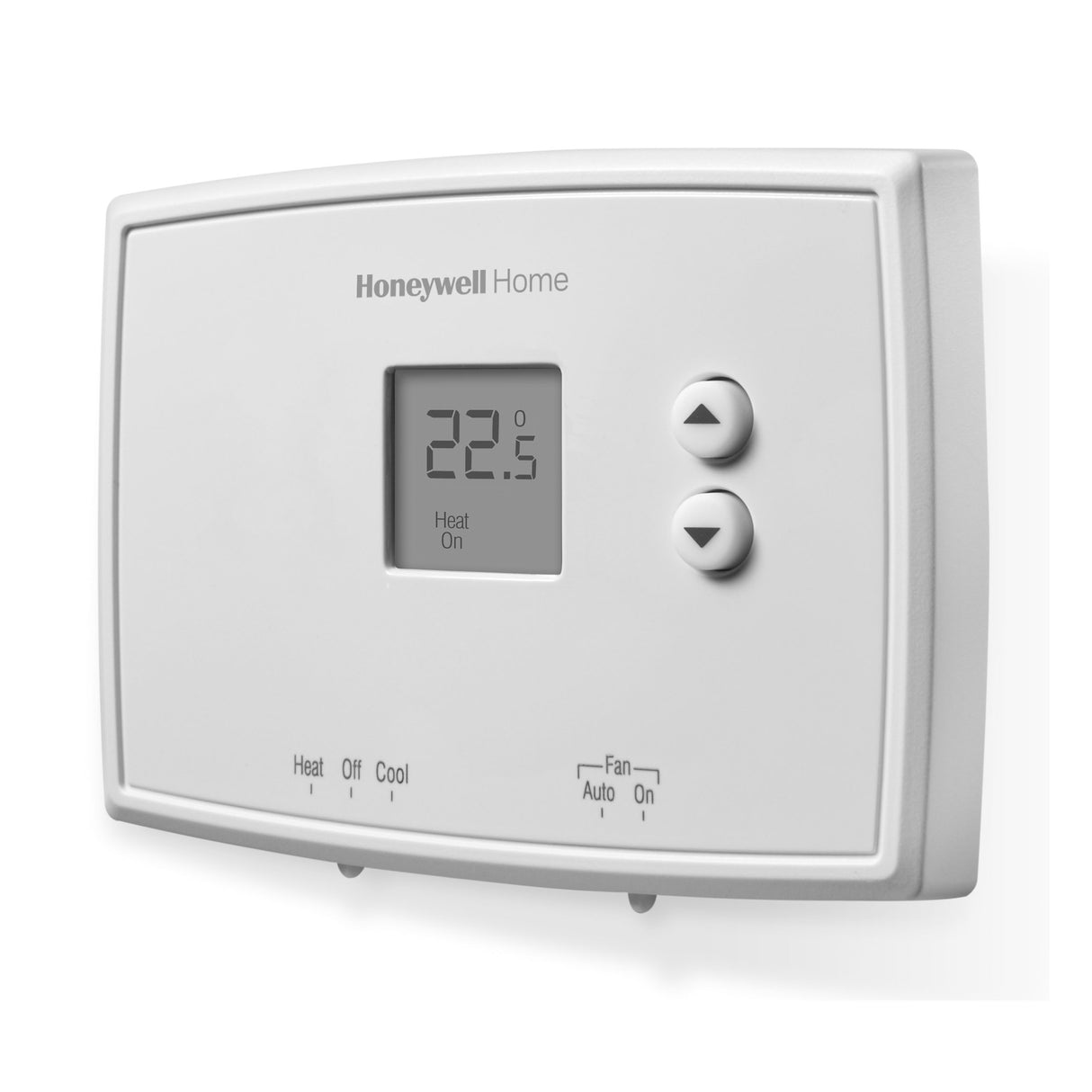 Honeywell Home Non-Programmable 1 heat 1 cool Thermostat Angled