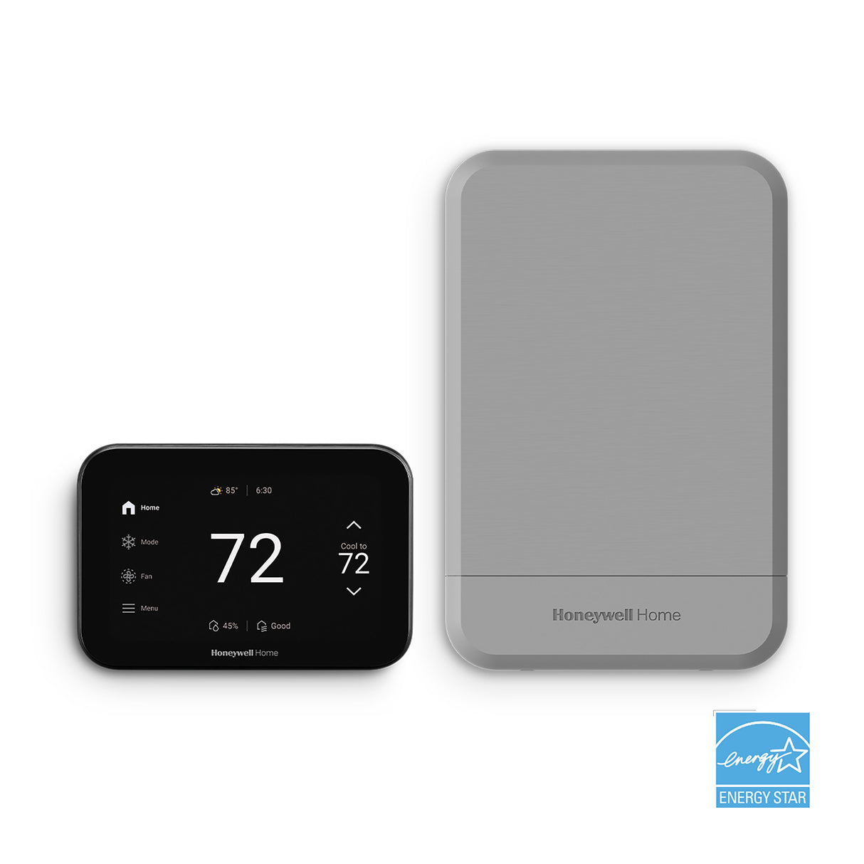 Honeywell Home ElitePRO™ S1200 Smart Thermostat with EIM - Black - Front View - Energy Star