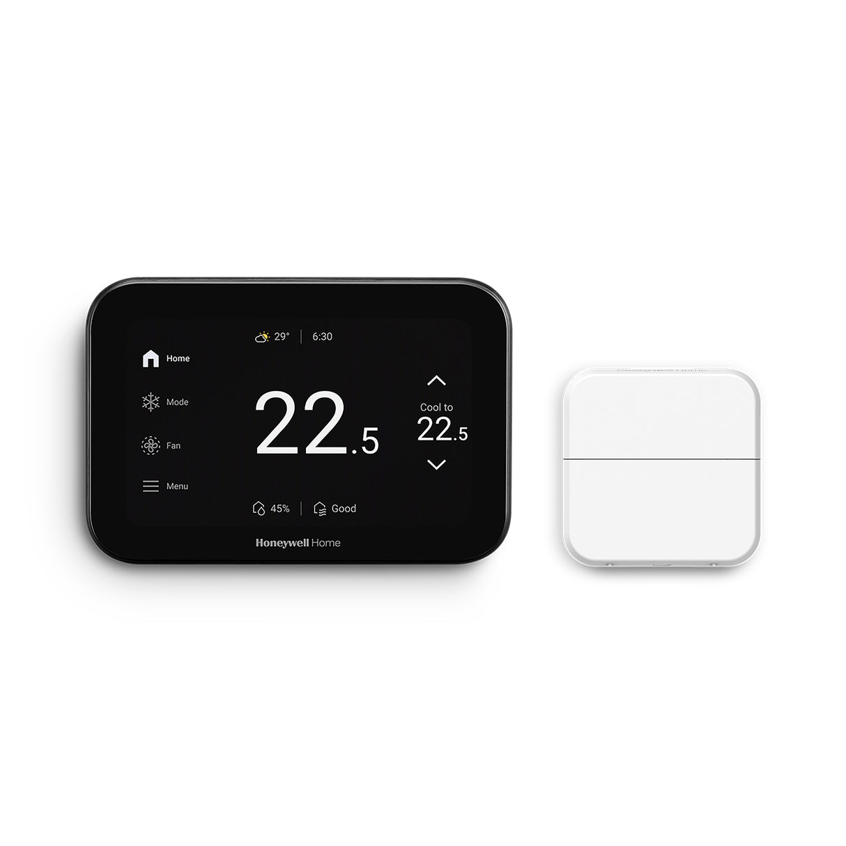 Honeywell Home ElitePRO™ S1200 Smart Thermostat with sensor in celsius - Black - Front View