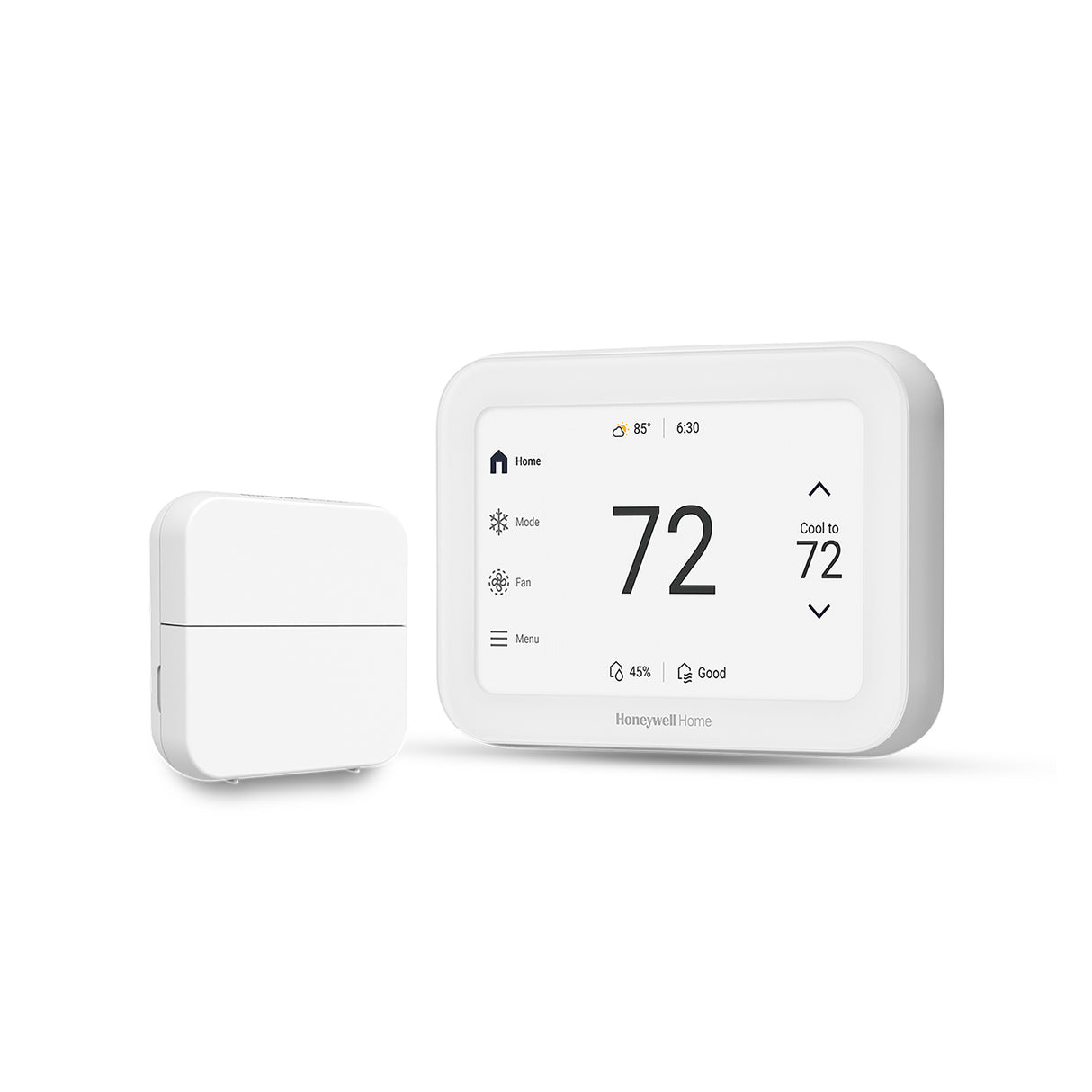 Honeywell Home ElitePRO™ S1200 Smart Thermostat with sensor - White - Side View