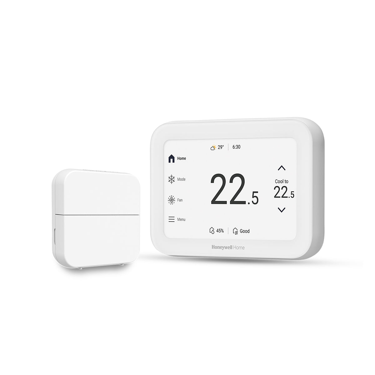 Honeywell Home ElitePRO™ S1200 Smart Thermostat with sensor in celsius - White - Side View