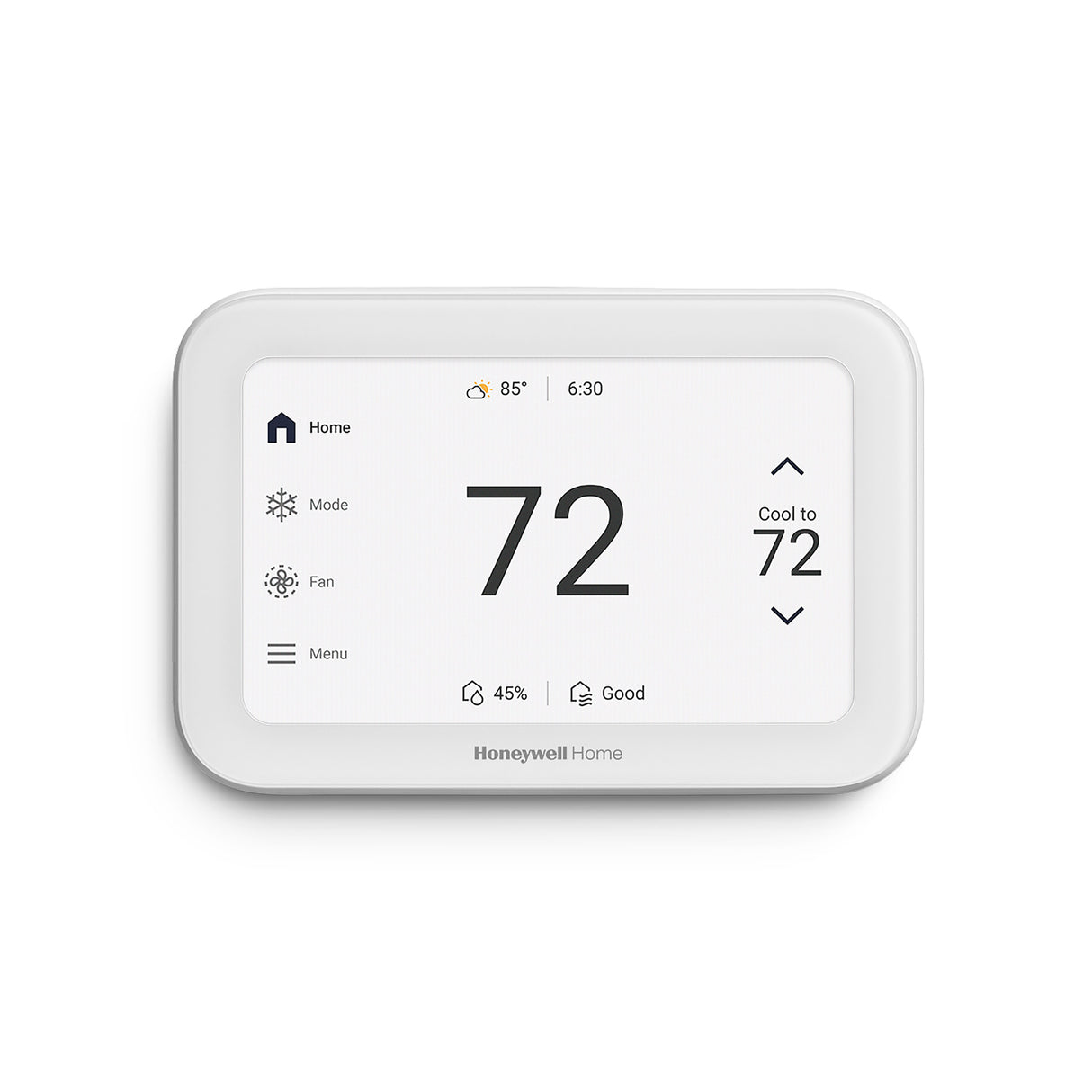 Honeywell Home ElitePRO™ S1100 or S1200 Smart Thermostat - White - Front View