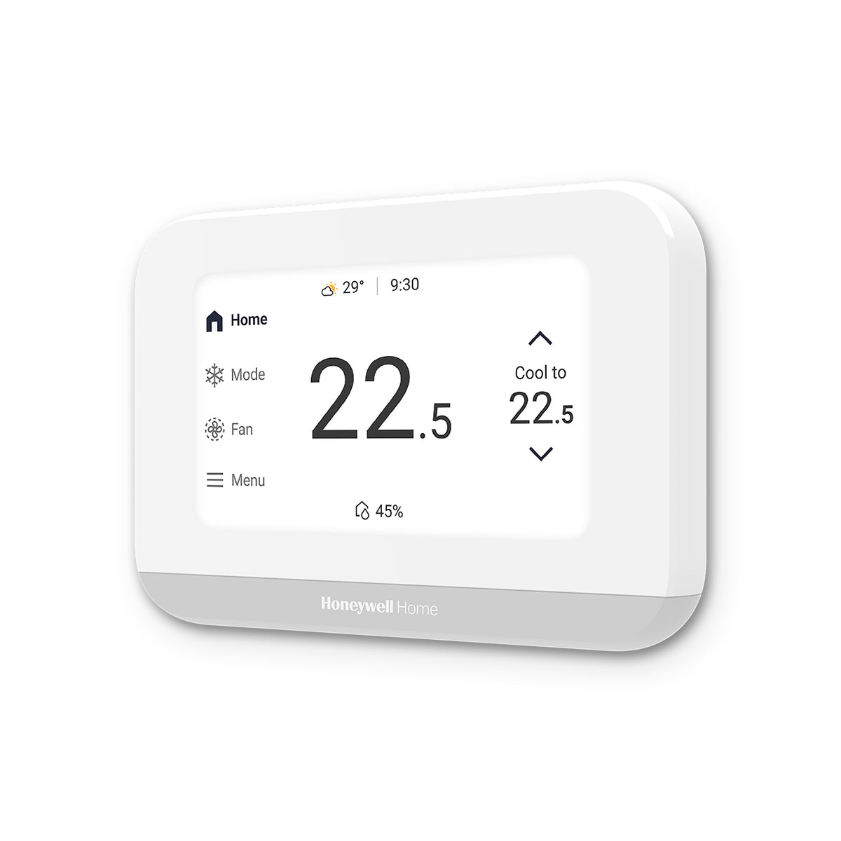 Honeywell Home ElitePRO™ S900 Smart Thermostat in White in celsius - Product at Angle