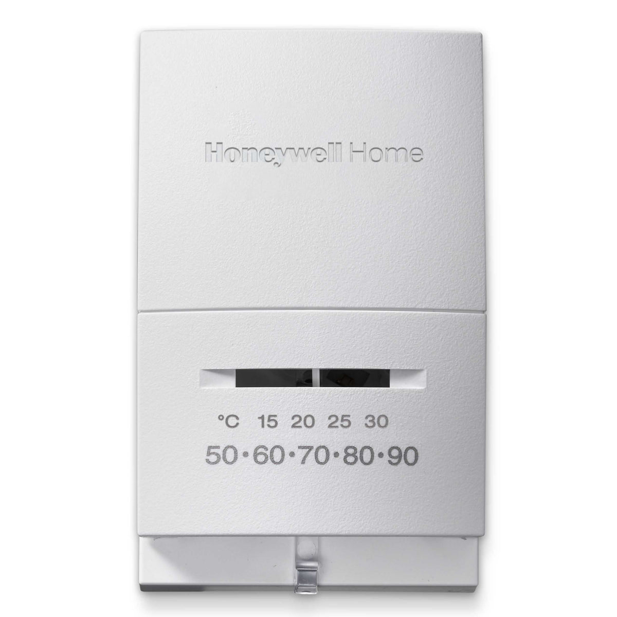 Mercury free cool only thermostat for single stage low voltage systems
