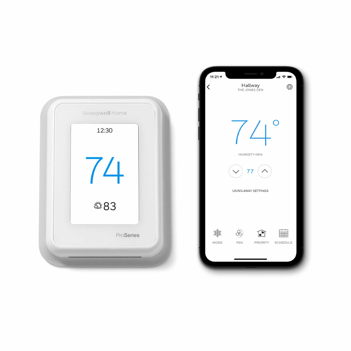 T10 Pro Smart Thermostat with Sensor from Resideo