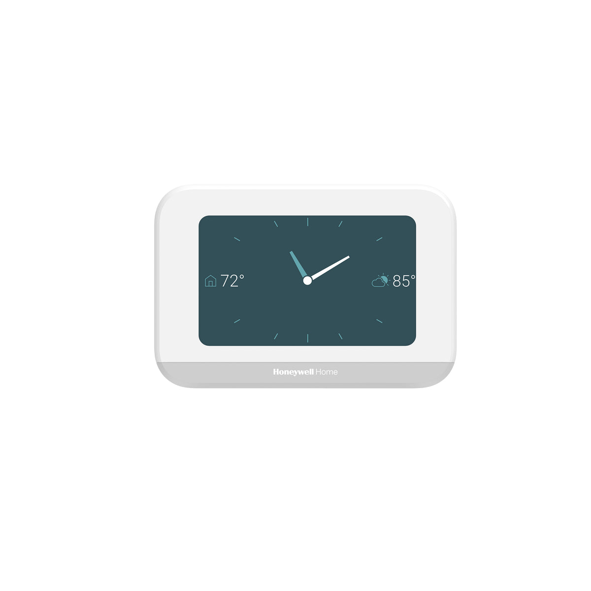 White front facing display clock on X7B Smart Thermostat