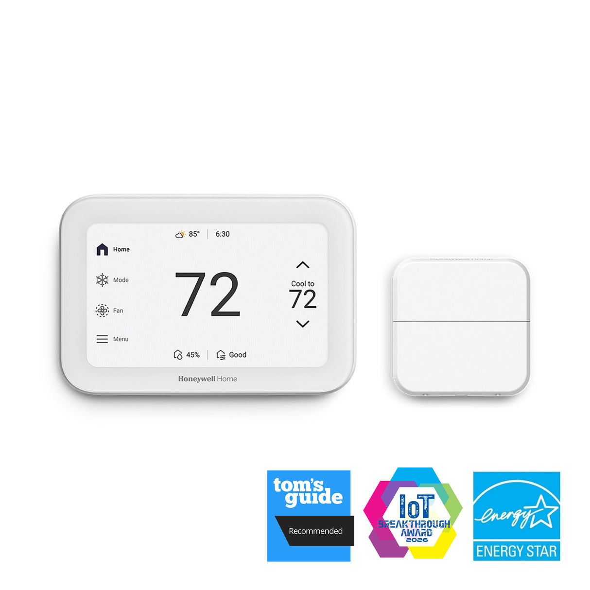 Honeywell Home X8S White with Sensor Wins Tom’s Guide and IoT Breakthrough Award