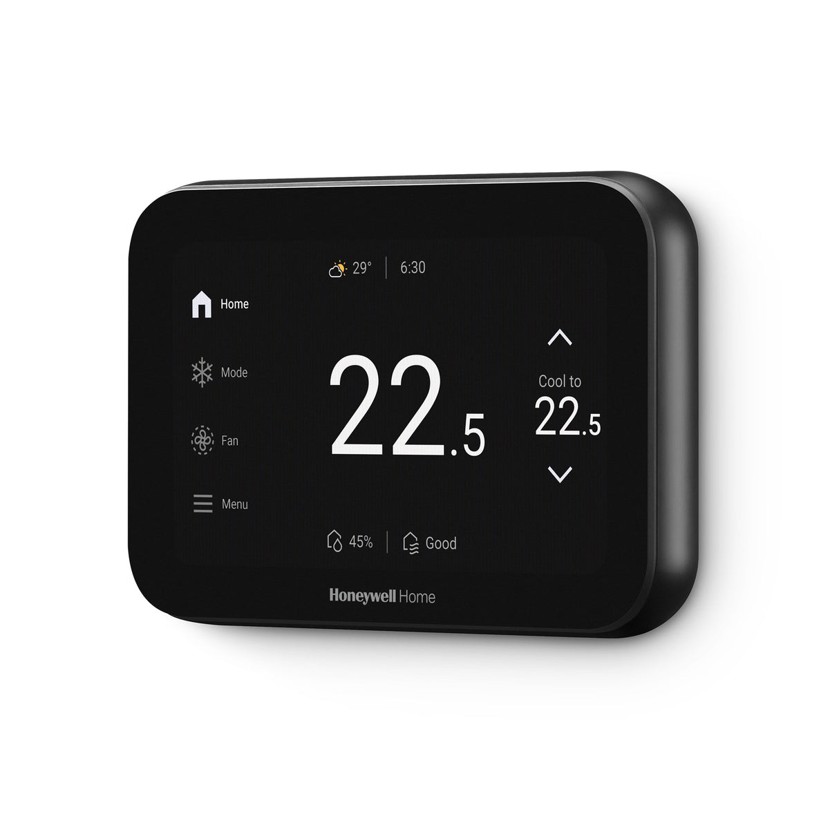 X8S Smart Thermostat Black with Celsuis scale