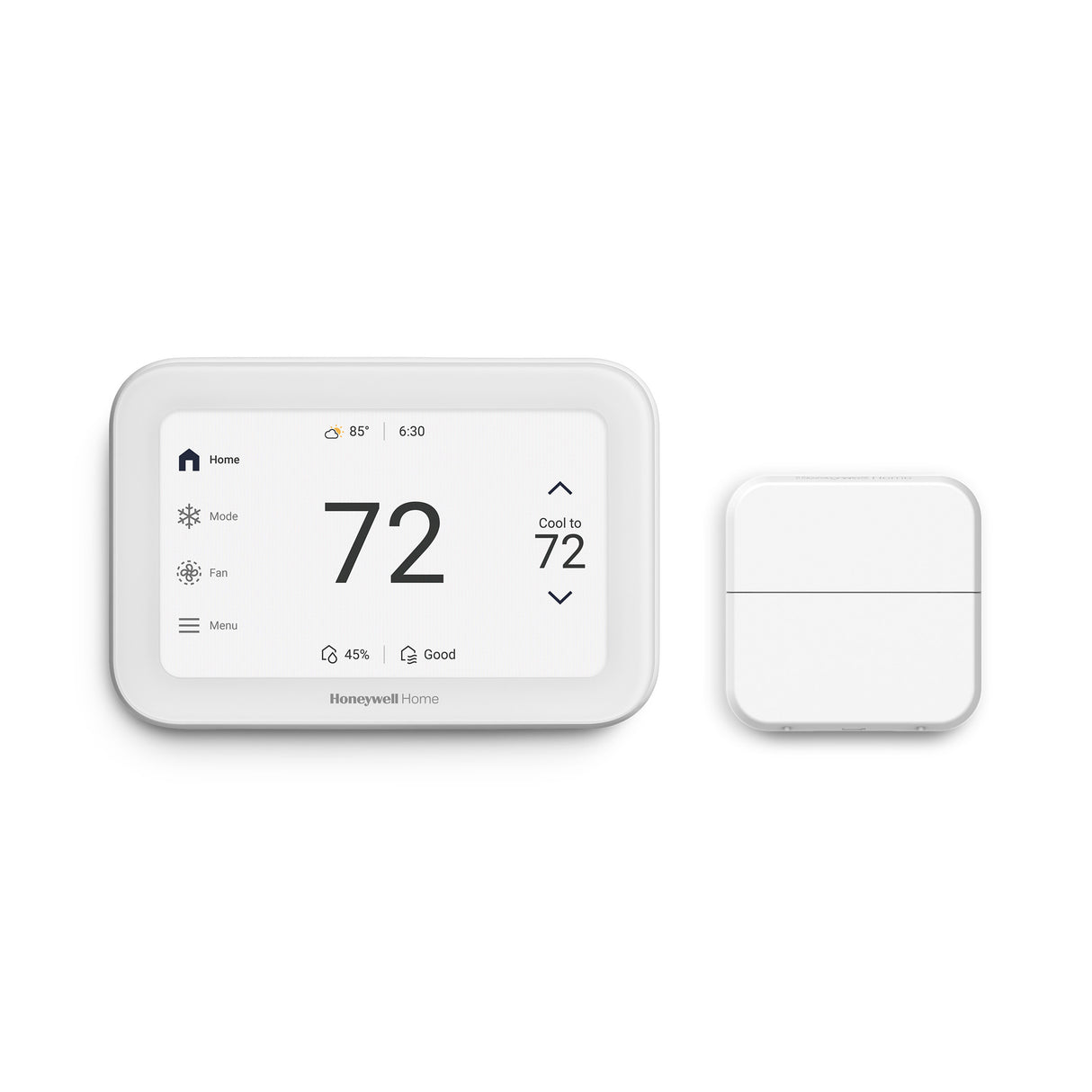 X8S Smart Thermostat Fahrenheit Display with Room Sensor in White