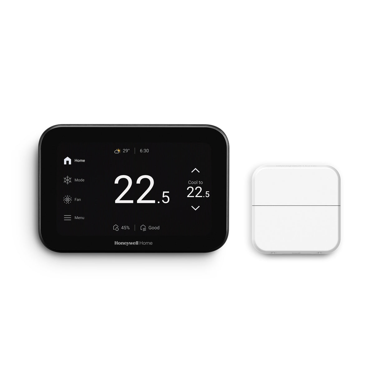 X8S Smart Thermostat Celsius Display with Room Sensor in Black