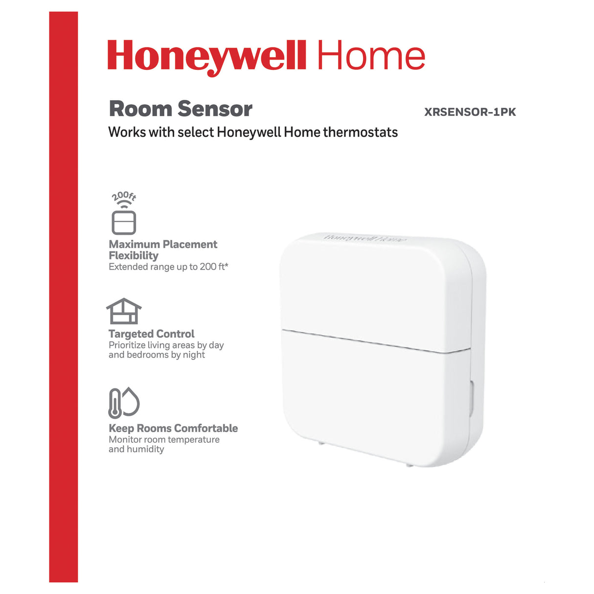 Smart Thermostat Compatible Wireless Room Sensor front of packaging