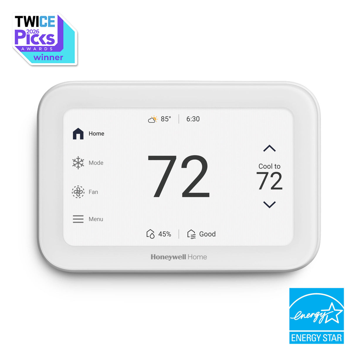 Honeywell Home X8S White Wins Award at CES from TWICE 2026​