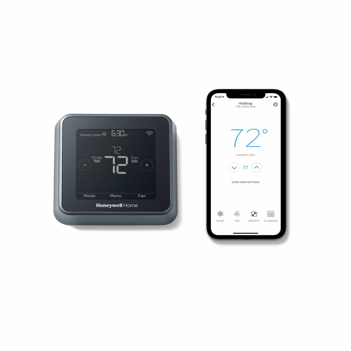 The Honeywell T5+ Smart Thermostat from Resideo