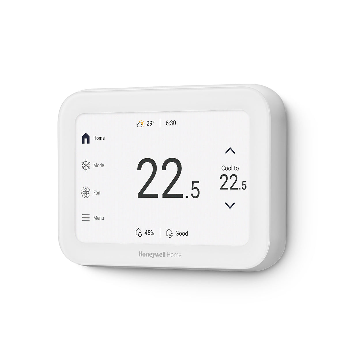 Honeywell Home ElitePRO™ S1100 or S1200 Smart Thermostat in Celsius - White - Side View
