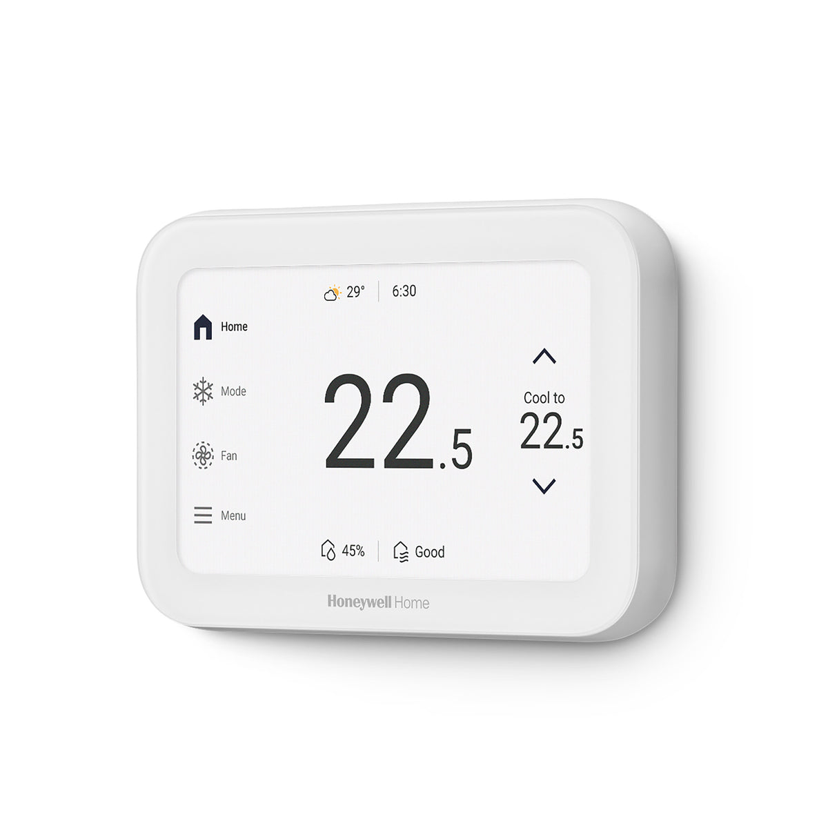 Honeywell Home ElitePRO™ S1100 or S1200 Smart Thermostat in Celsius - White - Side View