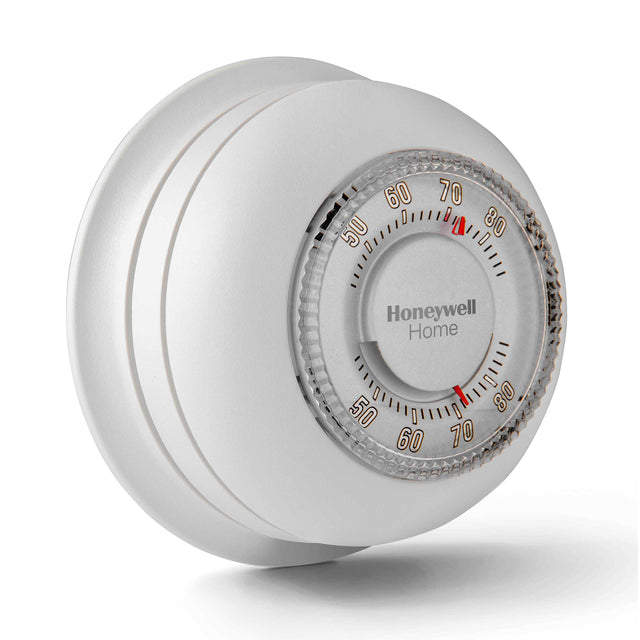 ProdImg;T87;T87K1007-c2-6.jpg;The Round® Manual Thermostat with Fahrenheit Plate