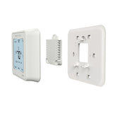 T6 Programmable thermostat with mounting box and wall plate