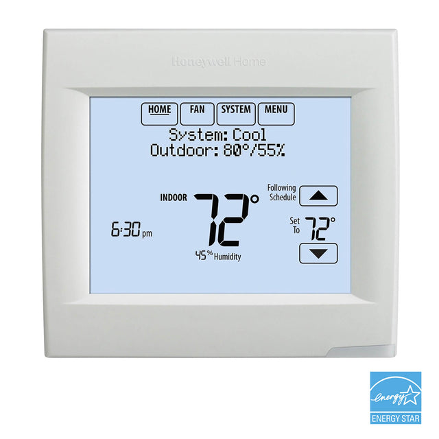 ProdImg;VisionPRO 8000;TH8321R-c3-6.jpg;VisionPRO® 8000 with RedLINK® Energy Star Logo