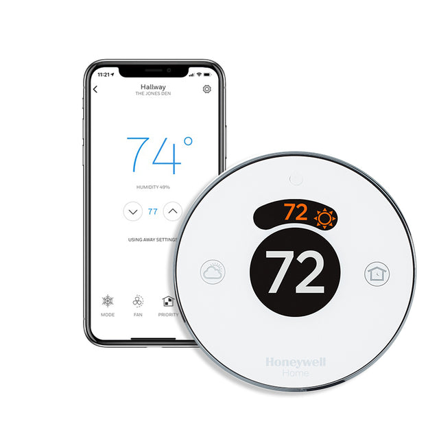 ProdImg;Round Smart;TH8732WF-c8-6.jpg;Honeywell Home Round Smart Thermostat
